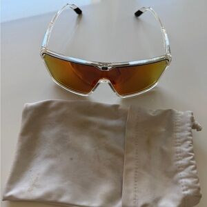 Rudy Project Spinshield Sunglasses with Amber Mirrored Lenses